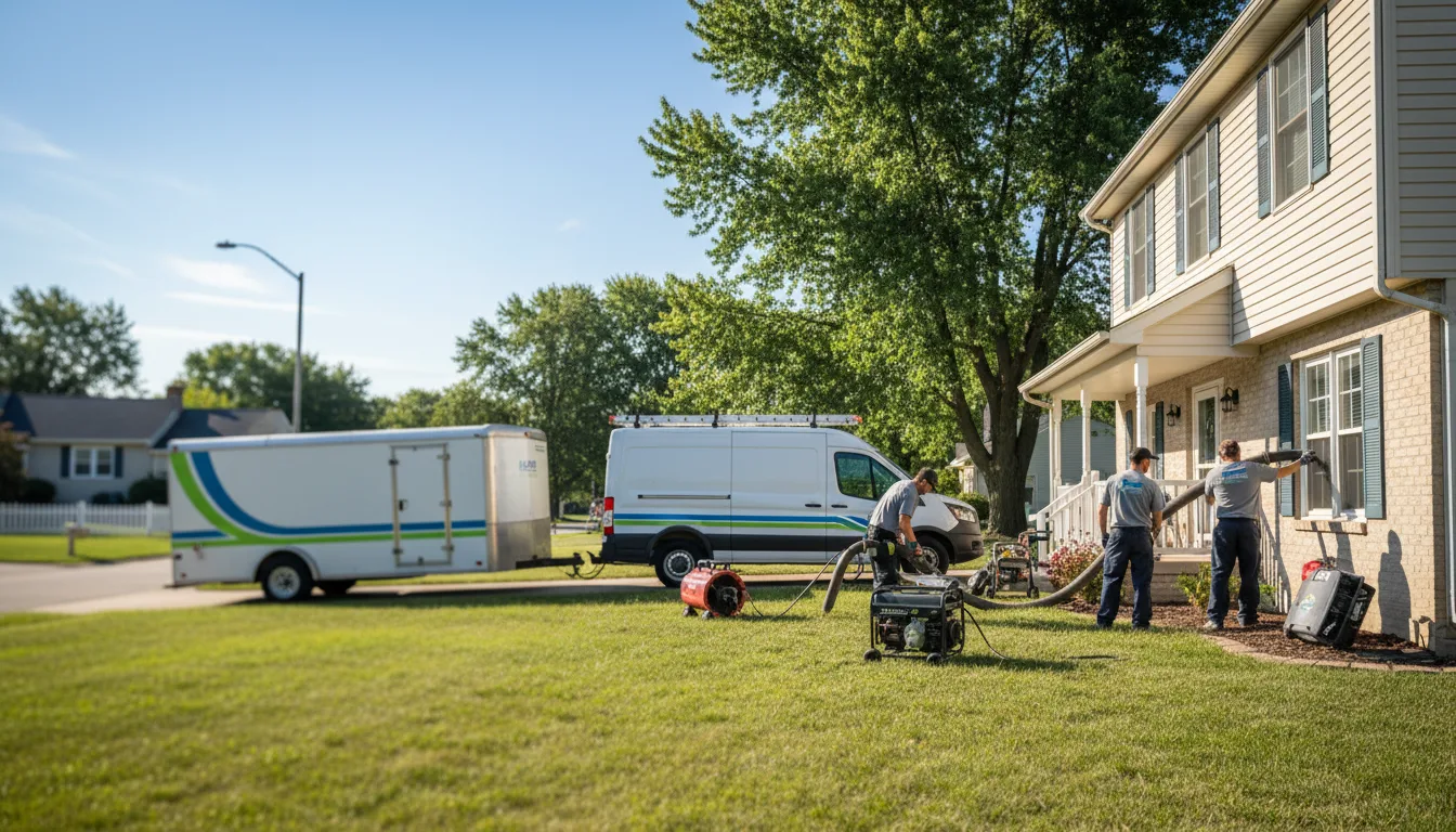 Flooded Basement Restoration And Cleanup With Repair in Woodbine, KS near me